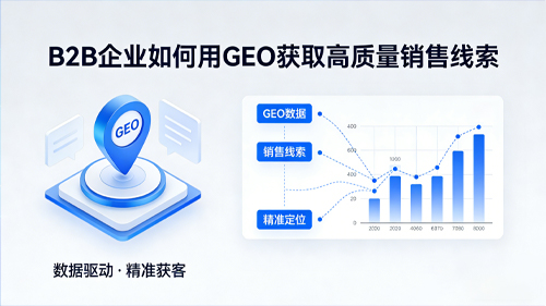 {B2B 企业如何用 GEO 获取高质量销售线索？}